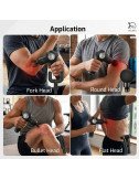 Portable Body Massager Machine for Body Pain Relief Deep Tissue Vibrator Massage Gun for Back, Neck, Shoulder & Leg Muscle.