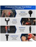 Massage Gun for Pain Relief Portable Rechargeable Deep Tissue Complete Body Massager Machine for Men & Women.