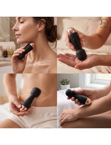 Portable Personal Massager for Women – 10-Mode  Rechargeable Body Massager with USB Charging, Silicone & ABS Compact Design