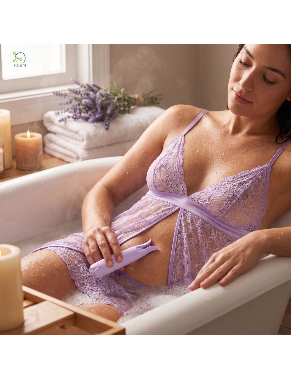 KLEN Body Massager Rechargeable with 10 Adjustable Modes Handheld  Vibrating Massager Portable Self Care Relaxation Tool