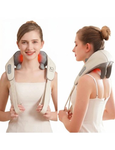 Neck and shoulder massager with Heat Therapy, Electric Pain Relief Machine for Cervical & Muscle Soreness