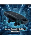 Rechargeable Full Body Massager for Pain Relief with 4 Massage Heads | Percussion Massager for Back, Neck & Shoulders