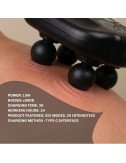 Rechargeable Full Body Massager for Pain Relief with 4 Massage Heads | Percussion Massager for Back, Neck & Shoulders