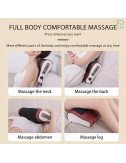 Pillow Massager for Pain Relief Cordless Portable Neck and Shoulder Adjustable Automatic Massager with Vibrating Wireless Warm