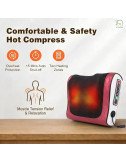 Pillow Massager for Pain Relief Cordless Portable Neck and Shoulder Adjustable Automatic Massager with Vibrating Wireless Warm