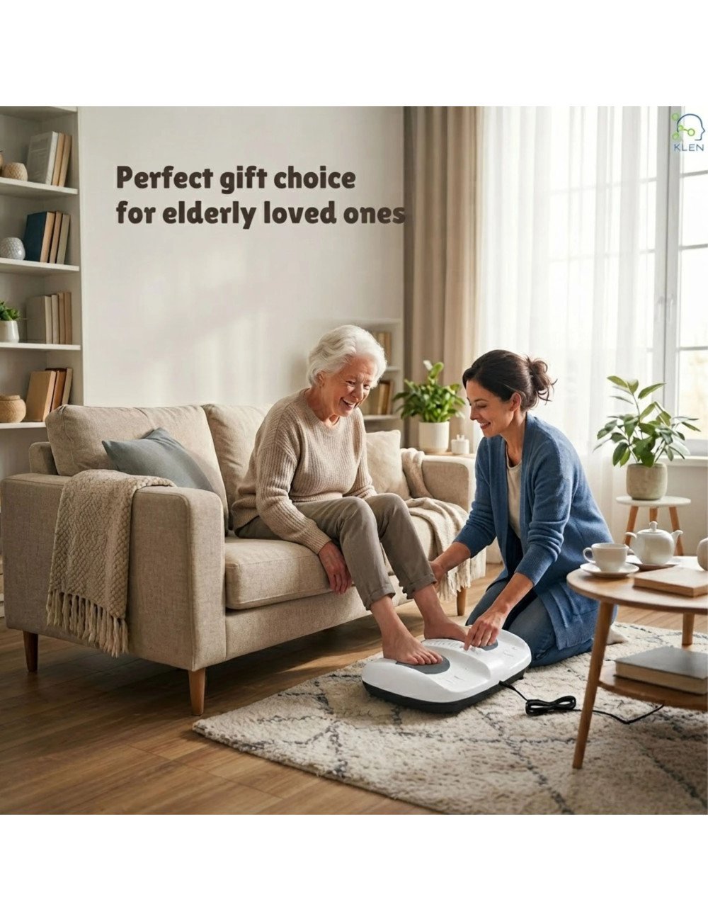Foot Massager Machine for Pain Relief with Deep Kneading, Heat Therapy and Comfortable Relaxation for Home Use Daily