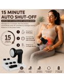 Rechargeable Mini Handheld Massager- Cordless Electric Design with Adjustable Speeds for Back, Neck, Shoulders & Legs