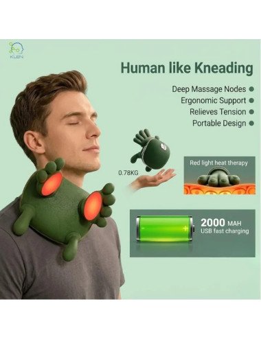Shoulder and Neck Massager for Pain Relief with Heat Therapy, Physiotherapy Machine for Muscle Relaxation and Stress Relief