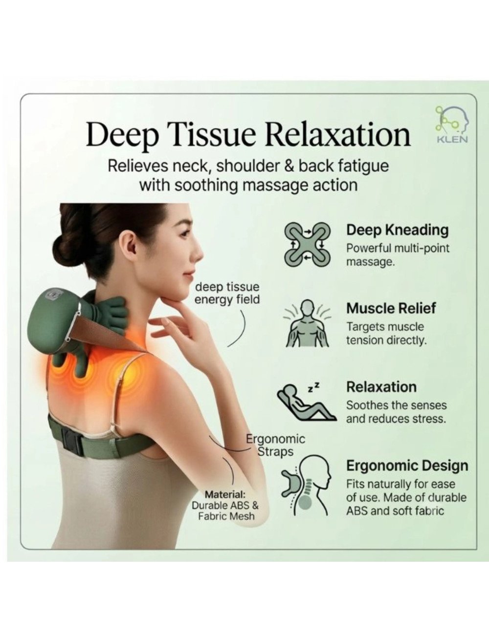 Shoulder and Neck Massager for Pain Relief with Heat Therapy, Physiotherapy Machine for Muscle Relaxation and Stress Relief