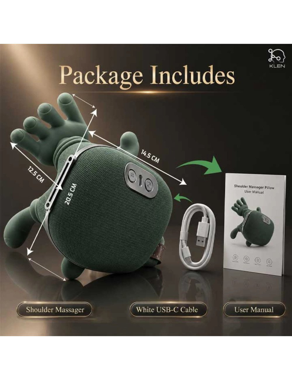 Shoulder and Neck Massager for Pain Relief with Heat Therapy, Physiotherapy Machine for Muscle Relaxation and Stress Relief
