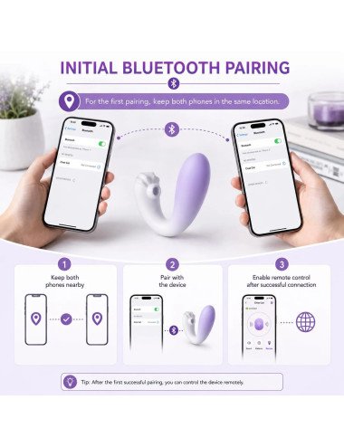 KLEN Personal Massager Machine For Women Body Handheld Vibrating Device For Stress Relief, Self Care With App Control