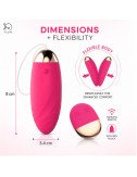 Relaxation Massager Mini Portable Handheld Wireless Stress Relief & Personal Care Device with 10 Vibration Modes for Women