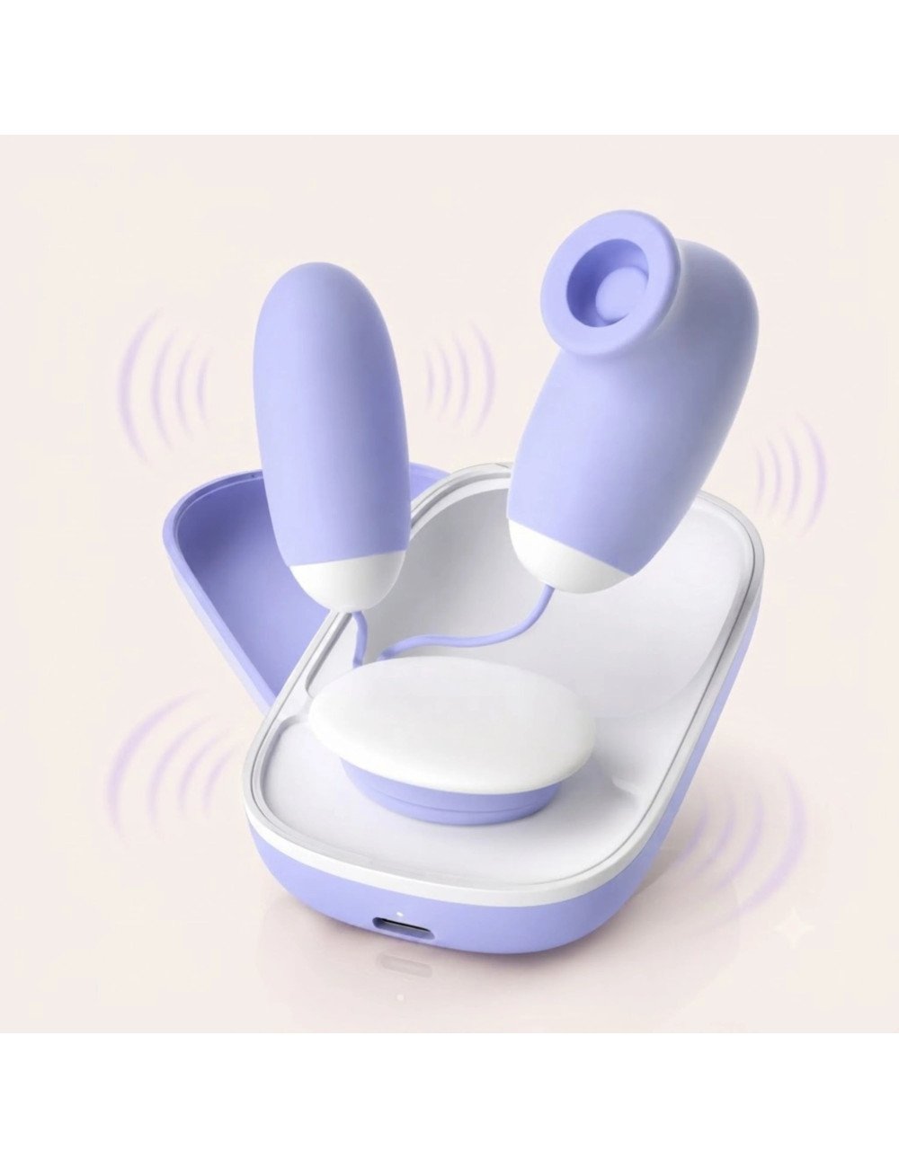 Ladies Body Massage Machine Portable Wireless Handheld Device with USB Charging for Personal Comfort and Everyday Wellness