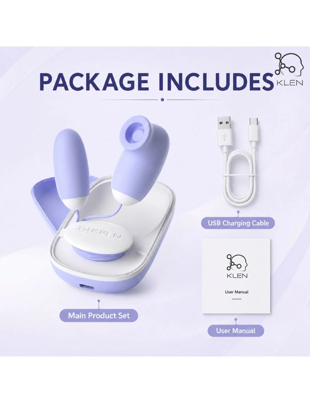Ladies Body Massage Machine Portable Wireless Handheld Device with USB Charging for Personal Comfort and Everyday Wellness