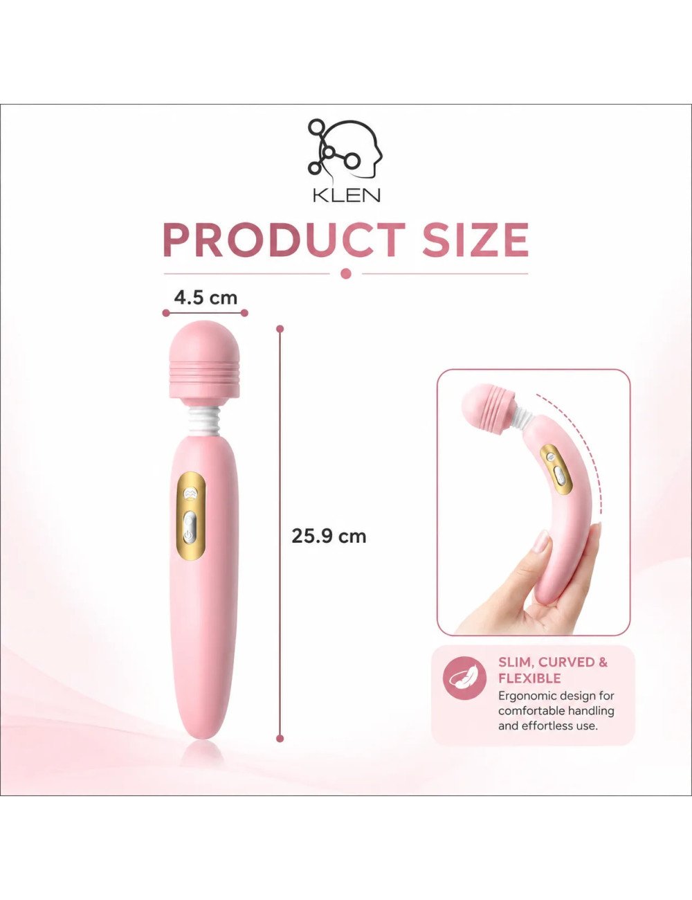 Women Massager Machine for Personal Care Electric Handheld Rechargeable Wireless Portable Wellness Device for Relaxation