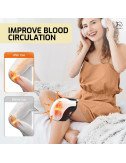 KLEN GI Heated Knee Massager for Joint Pain Relief with Red Light & Vibration, Rechargeable Physiotherapy Machine.