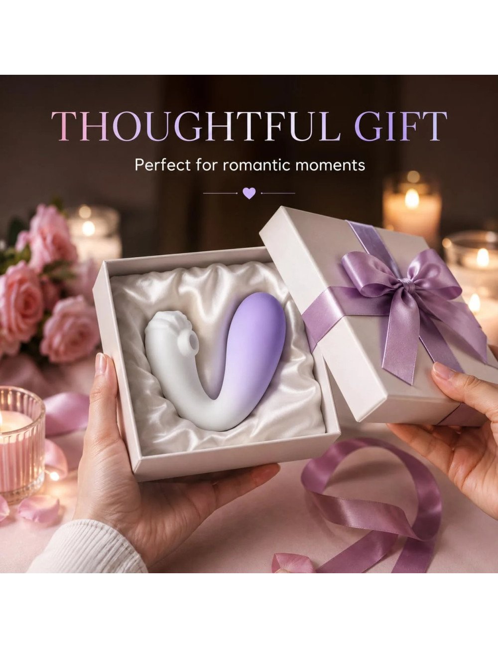 KLEN Personal Massager Machine For Women Body Handheld Vibrating Device For Stress Relief, Self Care With App Control