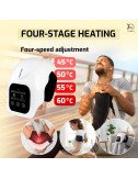 KLEN GI Heated Knee Massager for Joint Pain Relief with Red Light & Vibration, Rechargeable Physiotherapy Machine.