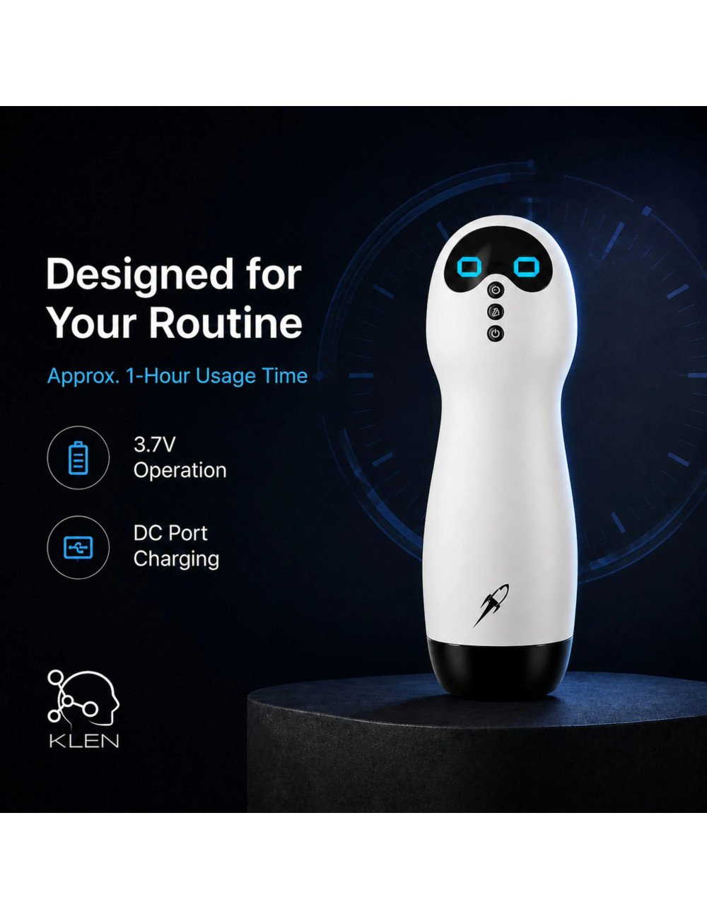 Men Body Massager Portable Electric Rechargeable Handheld Device for Comfort Massage, Deep Muscle Relaxation & Everyday Use