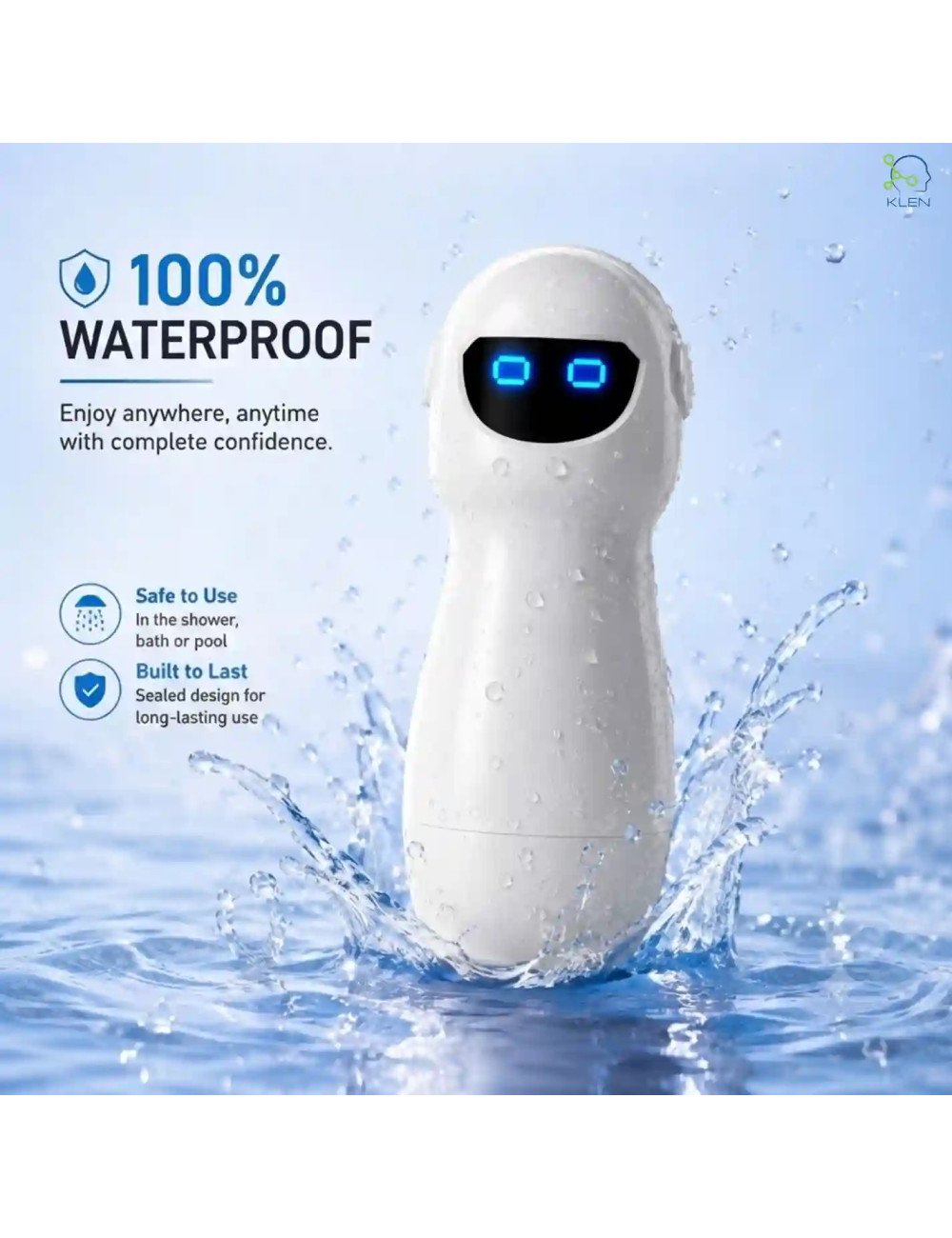 KLEN Gents Body Massage Machine Personal Wellness Care Handheld Wireless Massager for Men Stress Relief & Self Use Relaxation