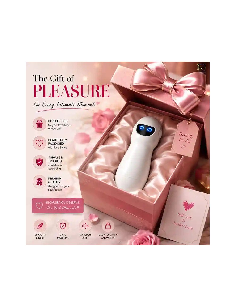 KLEN Gents Body Massage Machine Personal Wellness Care Handheld Wireless Massager for Men Stress Relief & Self Use Relaxation