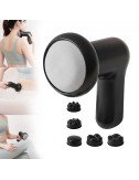 Rechargeable Mini Handheld Massager- Cordless Electric Design with Adjustable Speeds for Back, Neck, Shoulders & Legs