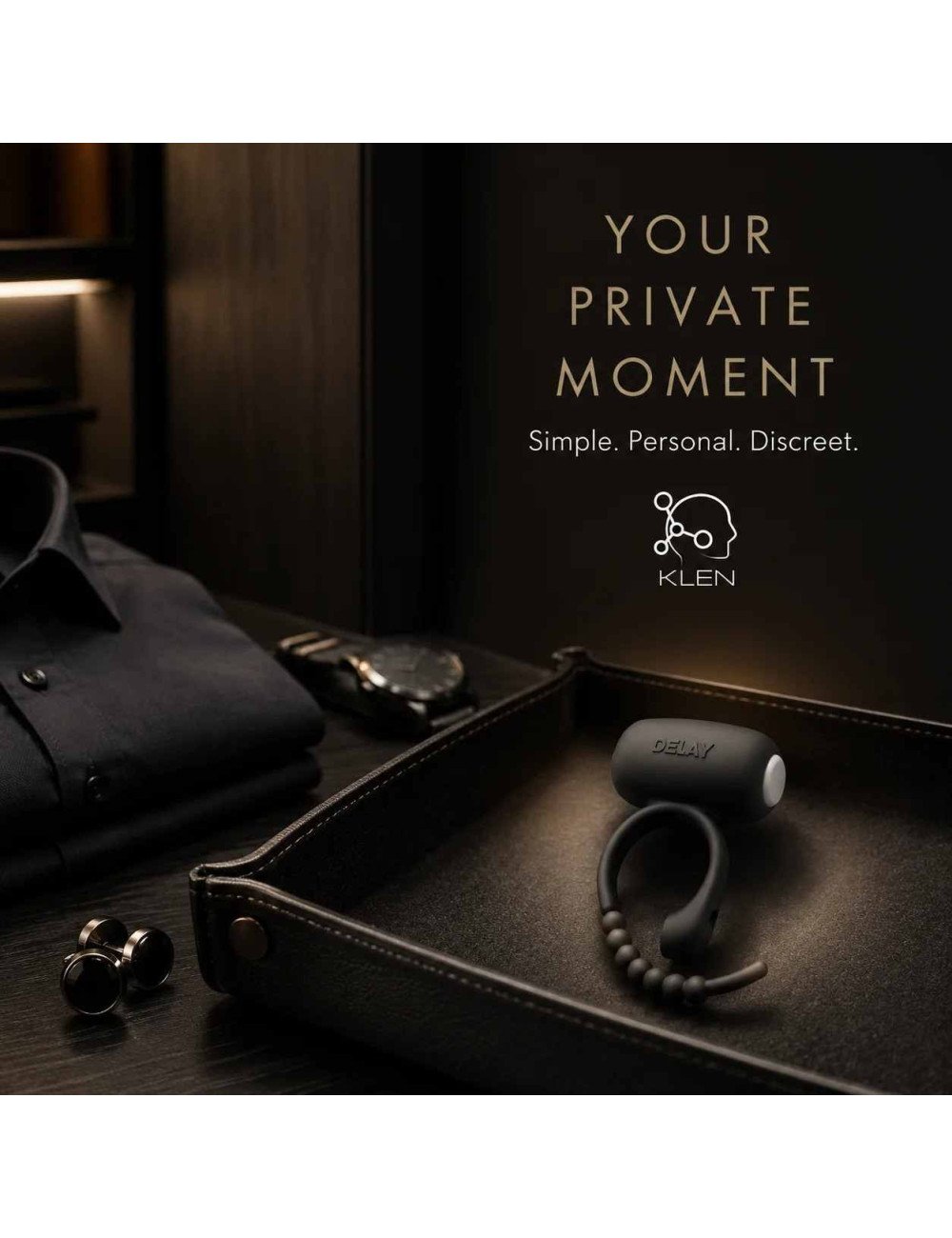 Massage Machine Vibration for Men Waterproof Portable Body Massager, Rechargeable Handheld Personal Care Tool with Flexible Ring