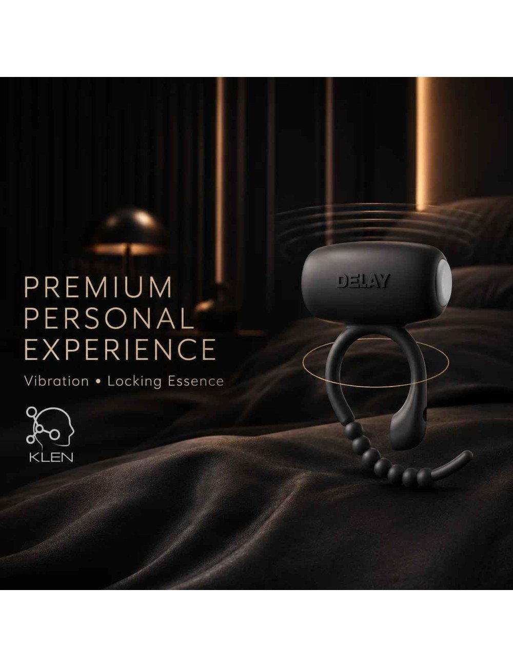 Massage Machine Vibration for Men Waterproof Portable Body Massager, Rechargeable Handheld Personal Care Tool with Flexible Ring