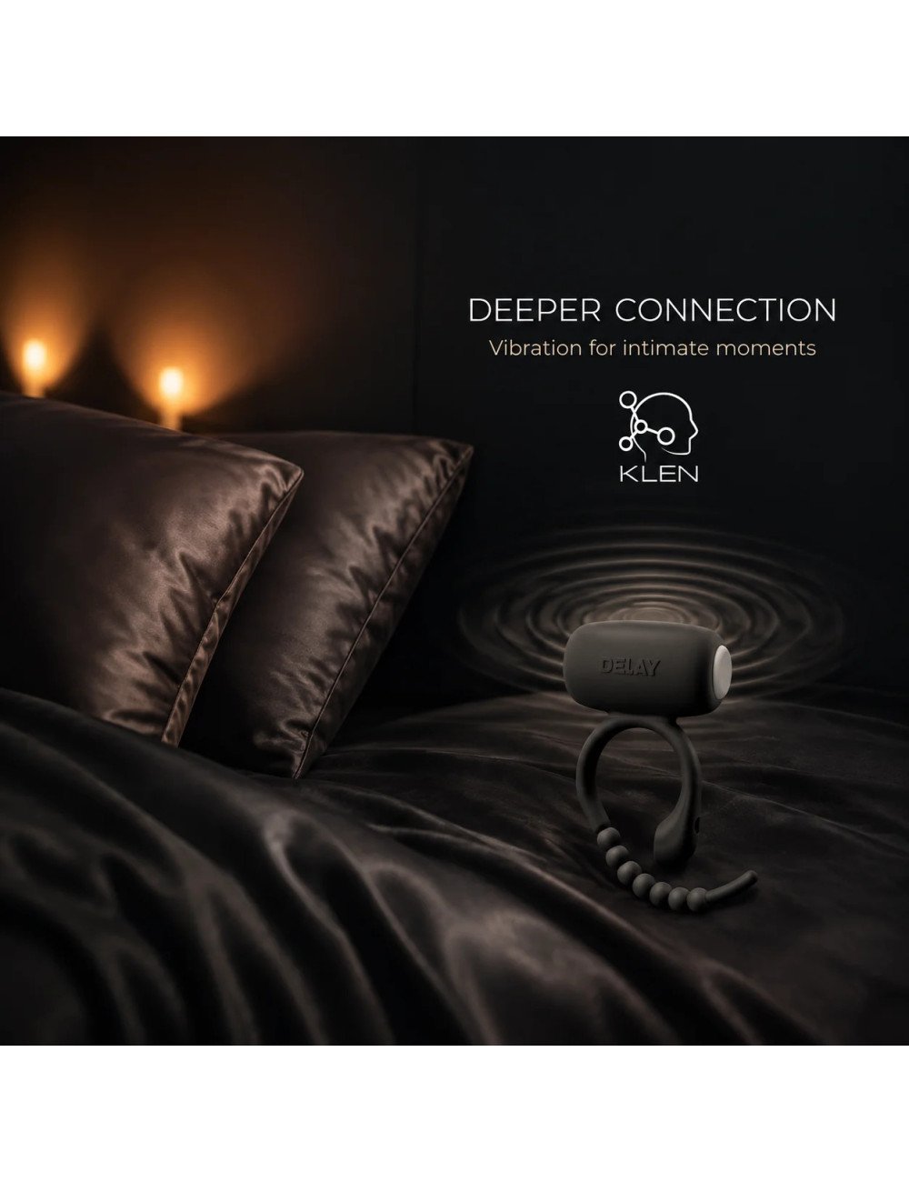 Massage Machine Vibration for Men Waterproof Portable Body Massager, Rechargeable Handheld Personal Care Tool with Flexible Ring