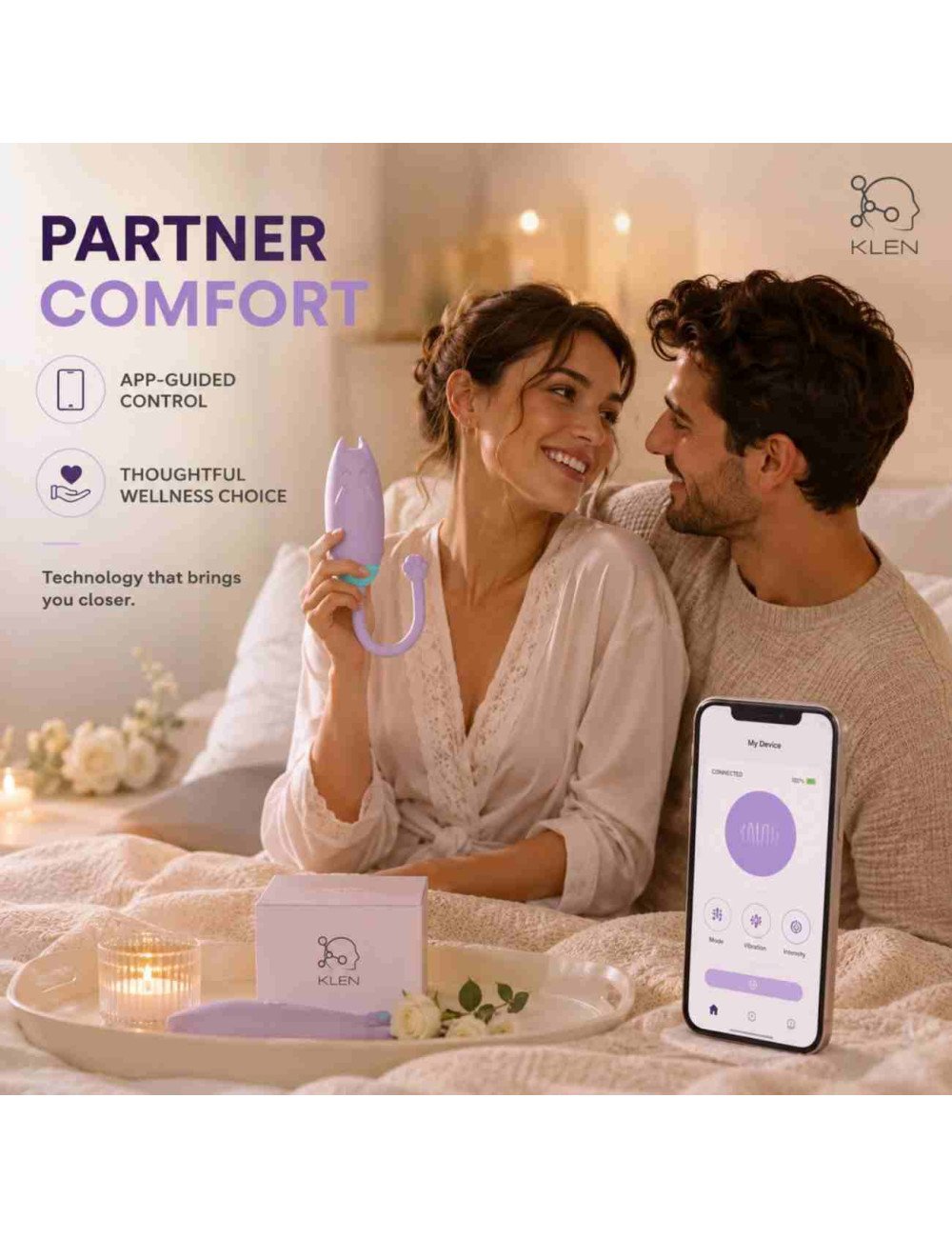 Women Body Relaxation Massager, Remote Control & App Operated Vibrator 10 Speed Modes USB Rechargeable Portable Massage Machine