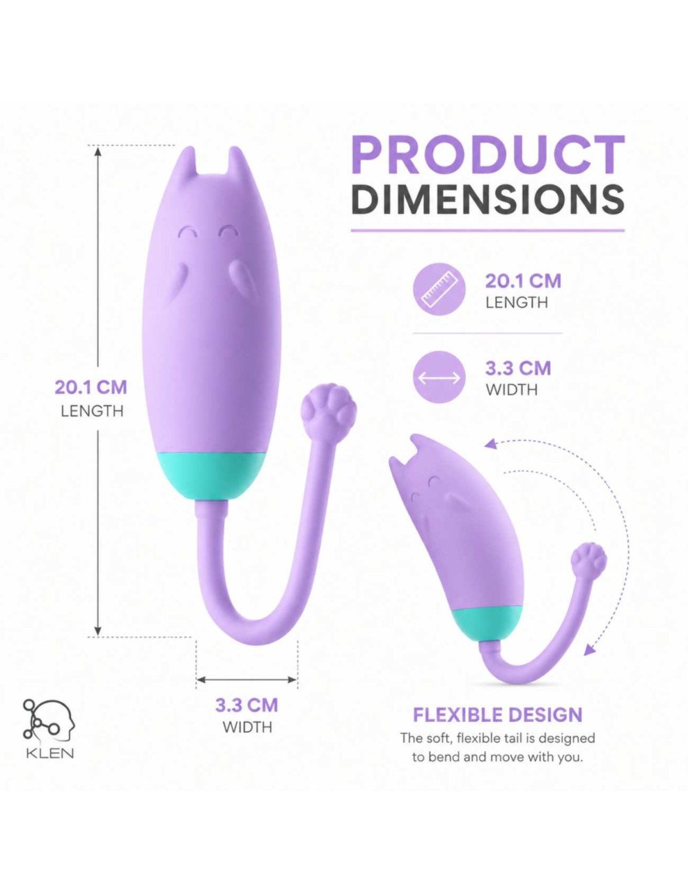Women Body Relaxation Massager, Remote Control & App Operated, 10 Speed Modes, USB Rechargeable Portable Massage Machine