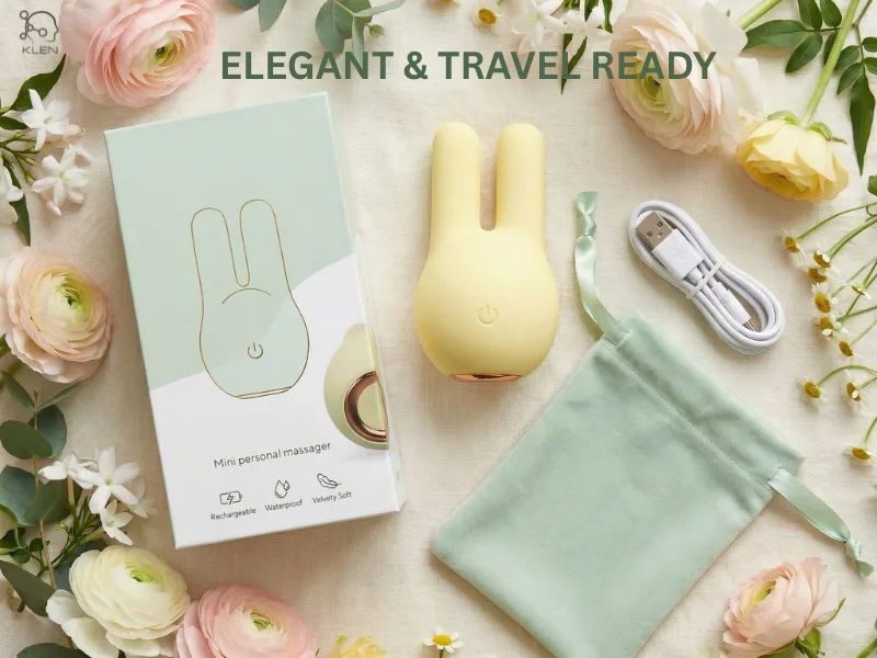 soft silicone massager with smooth and skin-friendly texture