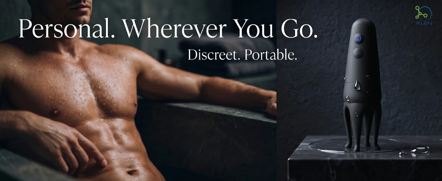 Soft silicone personal massager for men highlighting smooth texture and premium finish
