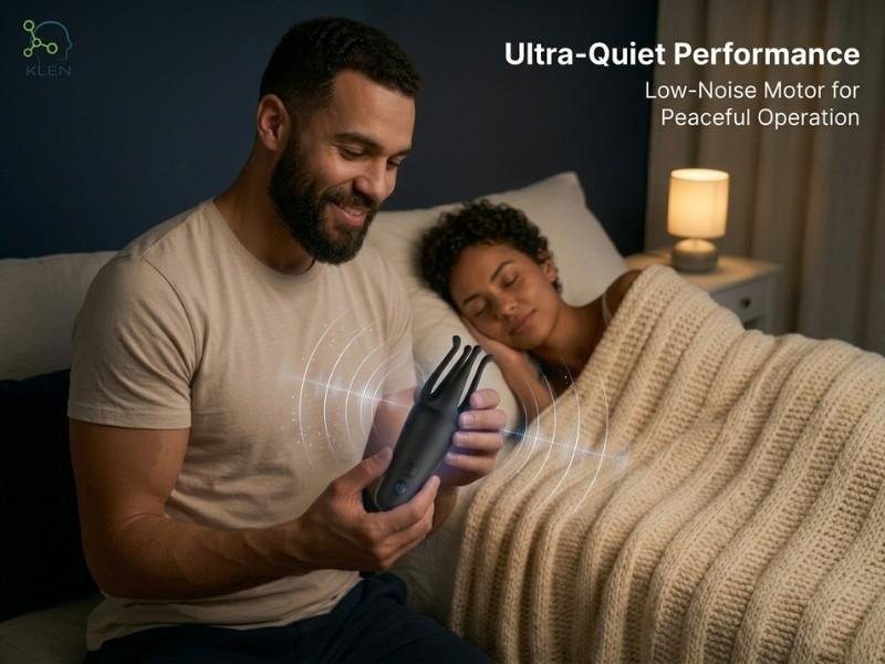 personal massager for men with 10 vibration modes USB rechargeable