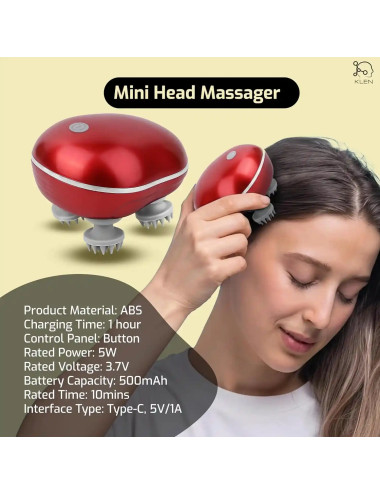 Hair Scalp Massager for Hair Growth for Head & Body Relaxation, Stress Relief with 3 Modes and USB Recharging