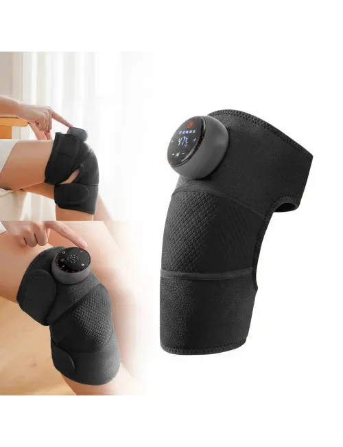 Enjoy soothing heat and vibration therapy for effective knee pain relief