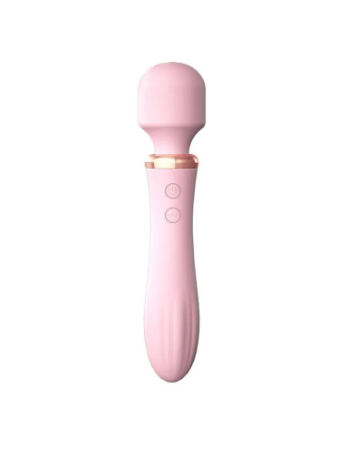 Women Body Relaxation Massager – Double-Head Vibration, 10 Speed Modes, USB Rechargeable Portable Massager.