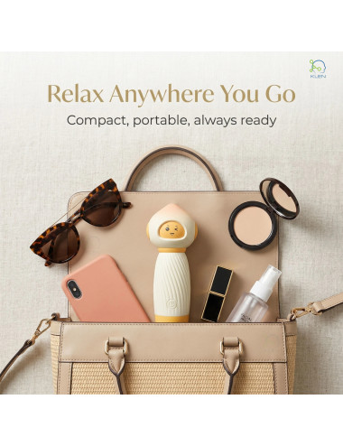 Handle Personal Massager for Women Handheld Rechargeable Waterproof Cordless Handheld Vibrating Massager For Self Relaxation.