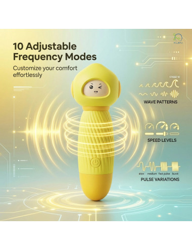 Handle Personal Massager for Women Handheld Rechargeable Waterproof Cordless Handheld Vibrating Massager For Self Relaxation.