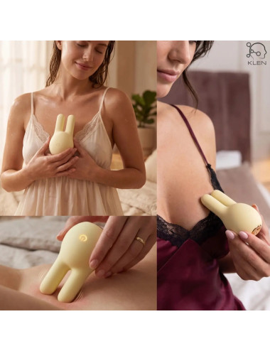 Mini Body Massager for Women – USB Rechargeable Ladies Massage Device with 10 Vibration Modes  & Stress Relief