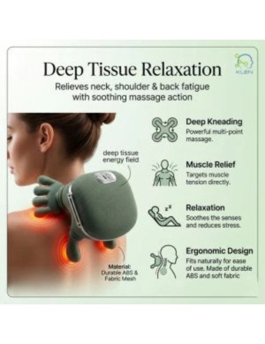 Shoulder and Neck Massager for Pain Relief with Heat Therapy, Physiotherapy Machine for Muscle Relaxation and Stress Relief