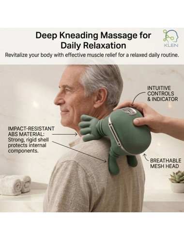 Shoulder and Neck Massager for Pain Relief with Heat Therapy, Physiotherapy Machine for Muscle Relaxation and Stress Relief