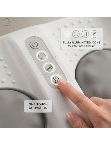Foot Massager Machine for Pain Relief with Deep Kneading, Vibrating Heat Therapy and Comfortable Relaxation for Home Use Daily