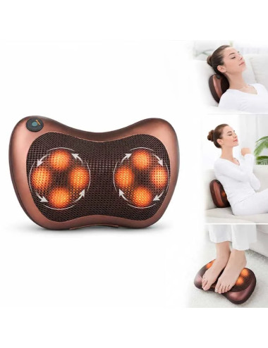 Electric Massage Pillow for Neck, Shoulder and Back Relaxation
