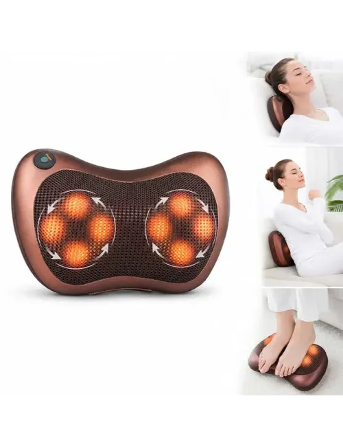 Electric Massage Pillow for Neck, Shoulder and Back Relaxation