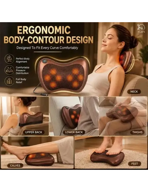 Deep Tissue Neck Massager with Heat for Everyday Pain Relief